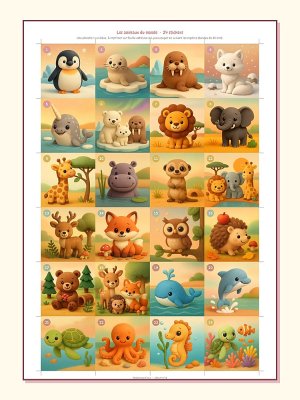 Album à collectionner n° 4 : Les animaux du monde