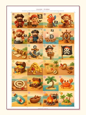 Album à collectionner n° 6 : Les pirates