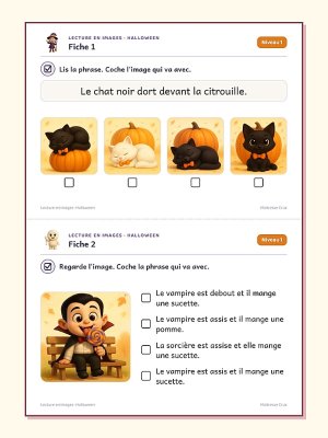 Lecture en images : Halloween