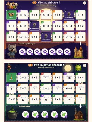 Jeux de maths d'Halloween