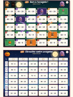 Jeux de maths d'Halloween